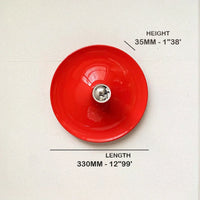 Plafonnier Cuisine Plat et Applique Murale Disque Ø 33 cm, 5 Coloris