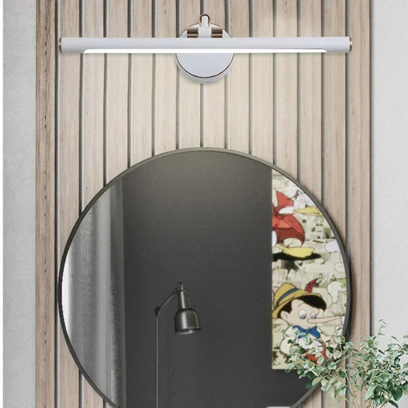 Applique Miroir Salle de Bain LED à Bras Réglable, 43 à 73 cm