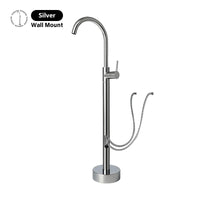 Robinet Baignoire Îlot sur Pied Monocommande, 109 cm, 5 Finitions