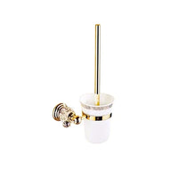 Accessoires Salle de Bain Dorés à Cristal en Laiton à la Pièce, 12 Articles