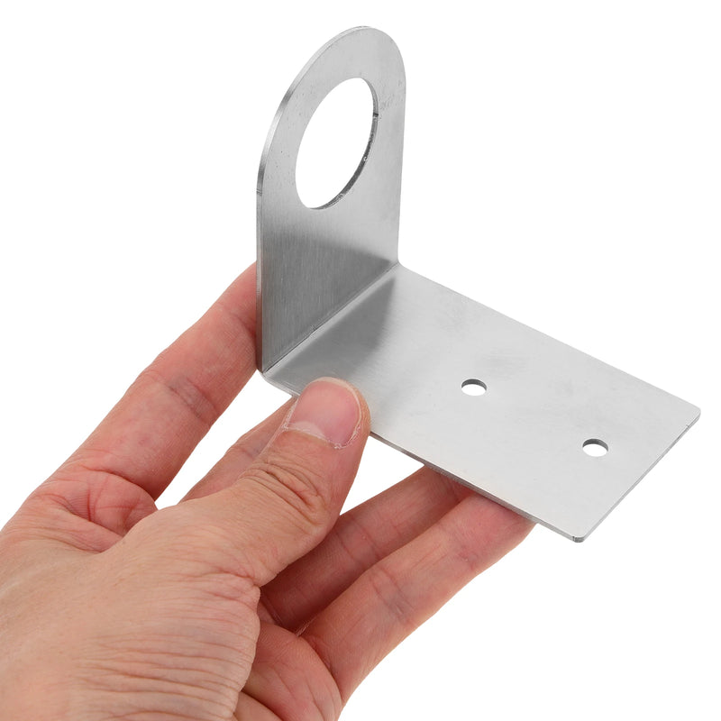 Support Mural de Flacon de Savon en Inox Brossé pour Douche et Lavabo