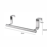 Porte-Serviette de Porte de Meuble Inox Sans Perçage, 23 ou 36 cm