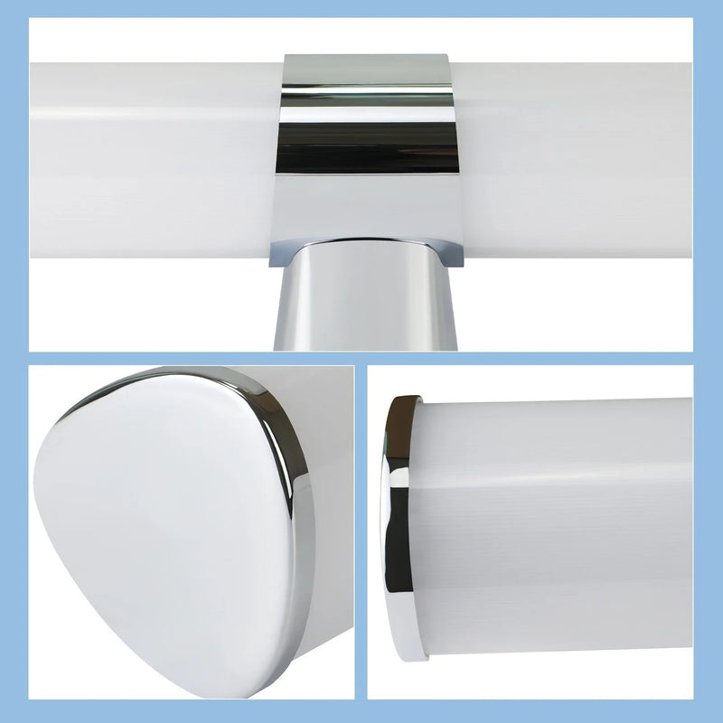 Applique LED Miroir Cylindrique Chromée IP44 40/60 cm