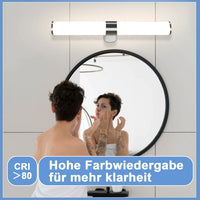 Applique LED Miroir Cylindrique Chromée IP44 40/60 cm