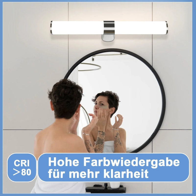 Applique LED Miroir Cylindrique Chromée IP44 40/60 cm