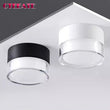 Spot LED en Saillie Cylindre Acrylique Cuisine, 5 à 18 W, Noir ou Blanc