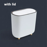 Poubelle Salle de Bain Étroite à Pression, 8 L ou 13 L