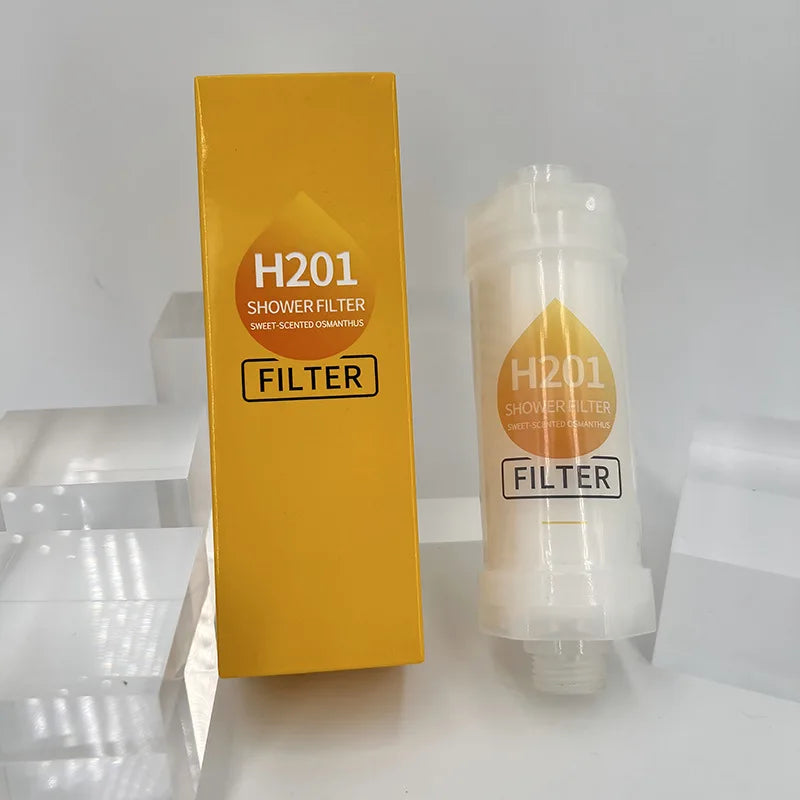 Filtre de Douche Parfumé Anti-Calcaire avec Adoucisseur d'Eau