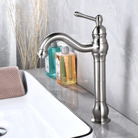 Robinet Lavabo Laiton Trou Unique 6 Finitions