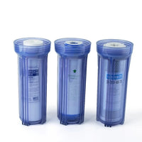 Filtre à Eau Sous Évier 3 Étapes Transparent Sédiments UDF et Charbon CTO