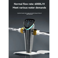 Préfiltre d'Eau Central Auto-Nettoyant en Laiton avec Écran Tactile