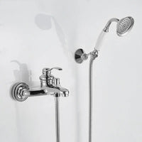 Colonne de Douche Classique Laiton Douchette Main Baignoire