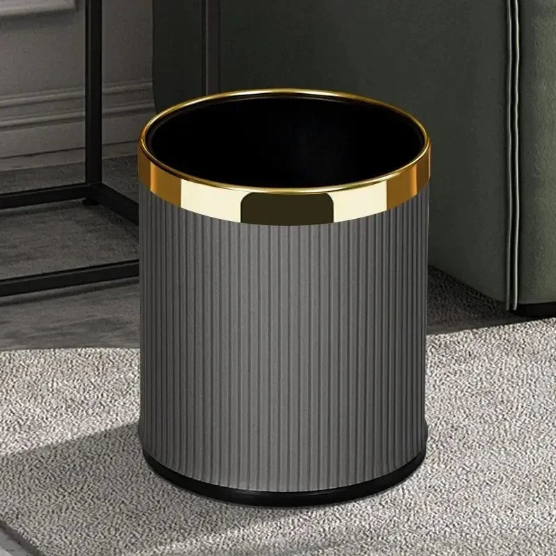 Poubelle Salle de Bain Inox 9 ou 10 L avec ou sans Couvercle