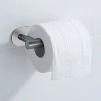 Porte-Papier Toilette Mural en Inox à Visser ou Adhésif 16 cm