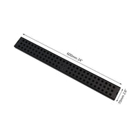 Caniveau de Douche Linéaire Inox Noir Mat, 60 ou 90 cm