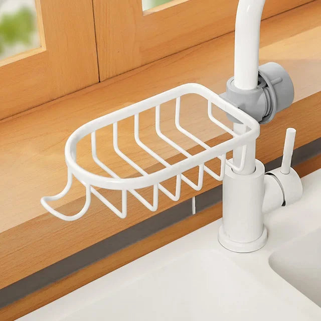 Porte-Savon à Clip pour Robinet ou Barre de Douche, Aluminium, 4 Couleurs