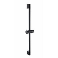 Barre de Douche Coulissante Murale Inox Noir Chromé Blanc Gris