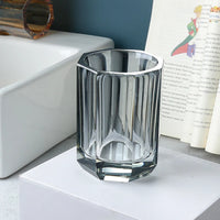 Accessoires Salle de Bain en Verre Cristal à la Pièce, 19 Articles