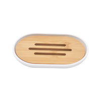 Accessoires Salle de Bain Bambou à la Pièce, 6 Articles, 3 Coloris