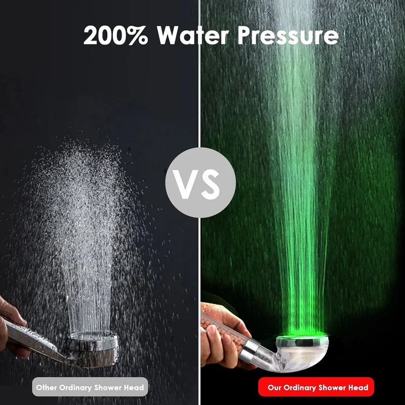 Pommeau de Douche LED 3 ou 7 Couleurs, Accessoires à la Pièce