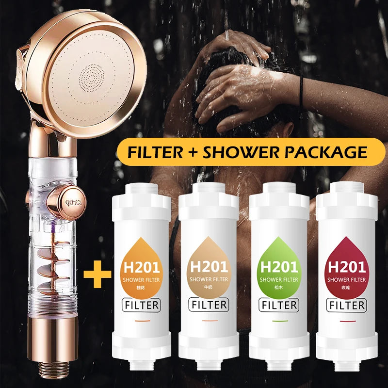 Filtre de Douche Vitamine C Parfumé, 15 Parfums, Seul ou en Lot