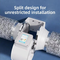 Aérateur Extracteur Salle de Bain en Ligne pour Gaine 200 mm 130 W