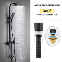 Flexible de Douche Inox 304 Noyau Cuivre 5 Finitions 150 à 300 cm
