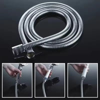 Flexible de Douche Inox 304 Argenté 1,5 m avec Raccords G1/2 Standard