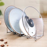Range-Couvercle Rétractable et Pliable en Inox pour Assiettes, 13 cm Replié