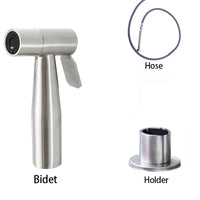 Douchette Évier Cuisine Extractible Inox avec Socle, Noir ou Brossé