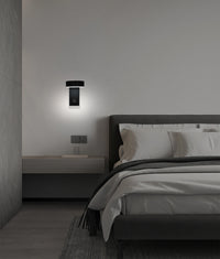 Applique Murale à Brancher LED Orientable 350°, Câble 1,5 m, Noire