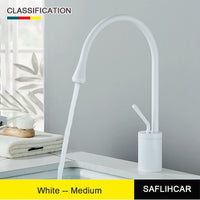 Mitigeur de Lavabo Moderne Monté sur Plan en Laiton