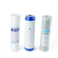 Filtre à Eau Sous Évier 3 Étapes Transparent Sédiments UDF et Charbon CTO