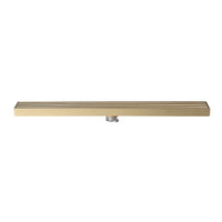 Caniveau de Douche Doré Inox 304, 20 à 60 cm de Long