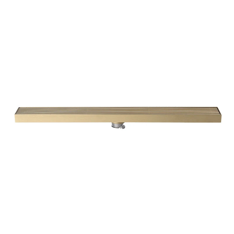 Caniveau de Douche Doré Inox 304, 20 à 60 cm de Long
