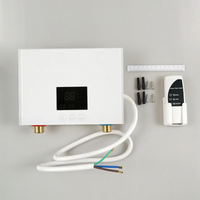 Chauffe-Eau Instantané Électrique Mural avec Télécommande, 3 000 ou 5 500 W