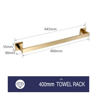 Accessoires Salle de Bain Doré Brossé à la Pièce ou en Kit