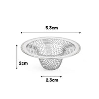 Filtre d'Évier Inox Anti-Cheveux, 4 Diamètres, Lot de 1 à 10