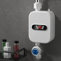 Mini Chauffe-Eau Instantané 3 500 W avec Douchette, Fiche Européenne, Britannique ou Américaine