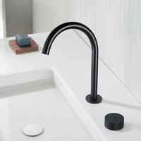 Mitigeur Lavabo Haut 2 Trous Laiton, Bec Pivotant 360°, 5 Finitions