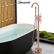 Robinet Baignoire sur Pied Deux Leviers, Inverseur et Douchette, 7 Finitions