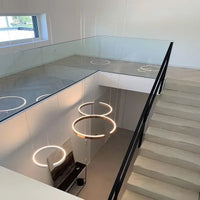Suspension Cuisine LED Anneaux Ouverts, Ø 40 à 80 cm