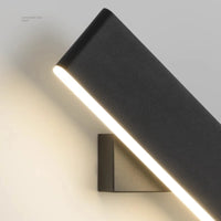 Applique Murale LED Rotative 350° Aluminium Noir ou Blanc, 31 cm