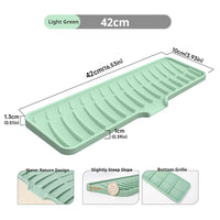 Tapis Égouttoir Silicone pour Évier à Pente Douce, 42 ou 60 cm
