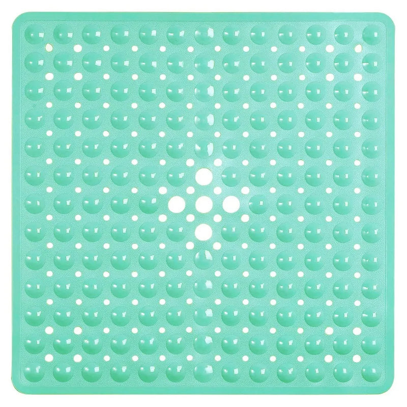 Tapis de Douche Antidérapant Carré à Ventouses 53 x 53 cm
