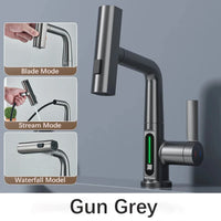 Mitigeur de Cuisine Cascade Extractible Affichage Numérique