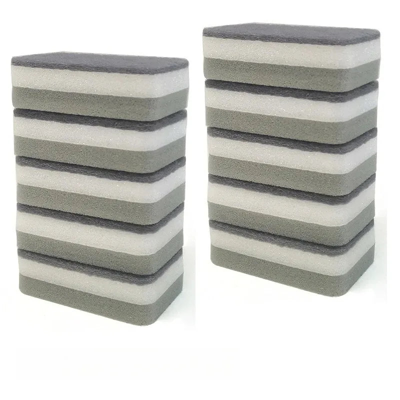 Distributeur de Savon Vaisselle avec Porte-Éponge, Noir ou Blanc, 14,5 cm