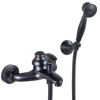 Colonne de Douche Classique Laiton Douchette Main Baignoire
