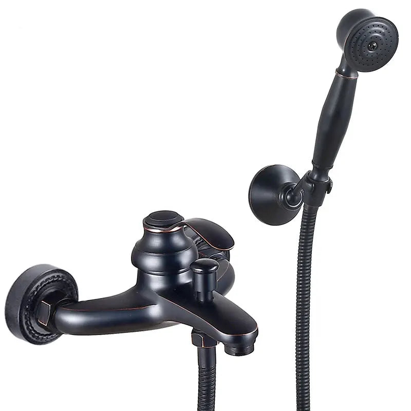 Colonne de Douche Classique Laiton Douchette Main Baignoire