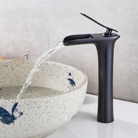 Mitigeur Lavabo Cascade Laiton, 9 Finitions, Bas ou Haut